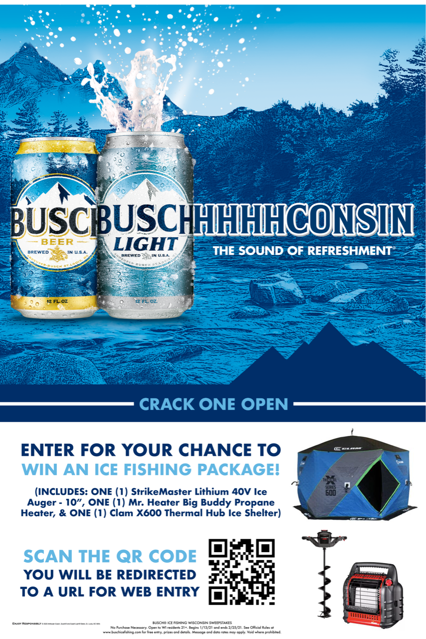 Sweepstakes  Busch Ice Fishing