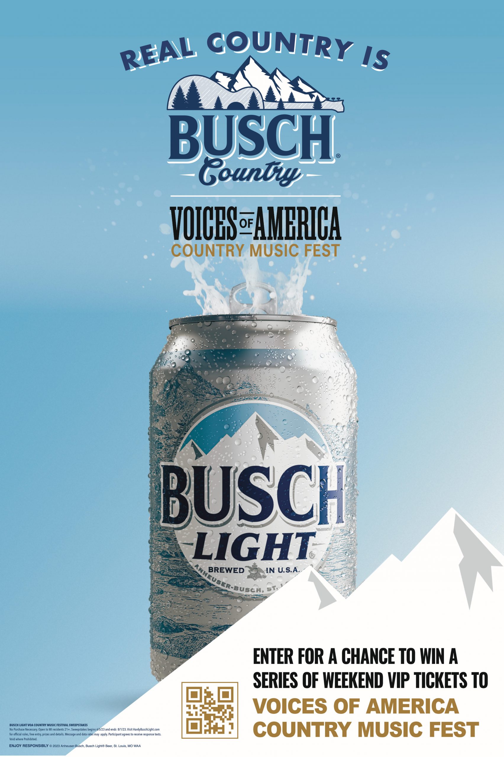 Sweepstakes BUSCH LIGHT VOA COUNTRY MUSIC FESTIVAL SWEEPSTAKES